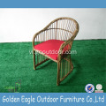 Ghế nhựa wicker vườn đen